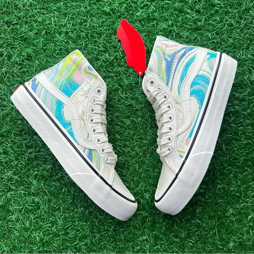 Vans Sk8 Hi 138 Decon Resin Swirl Marshmallow - Picture 6 of 10